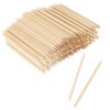 LEXININ 1000 PCS 4.5 Inch Wood Cuticle Pusher, Double Heads Wooden Cuticle Sticks, Wood Orange Nail Sticks for Manicure Pedicure