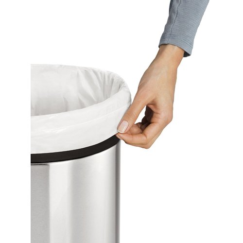 simplehuman Custom Fit Trash Can Liner C, 10 Liters / 2.6 Gallons, 20 Count (Pack of 4)
