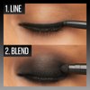 Maybelline Tattoo Studio Automatic Gel Pencil Waterproof Eyeliner, Blendable, Smudge Resistant, Matte Eyeliner For Up To 36HR Wear, Expressotini (Smokey Brown), Packaging May Vary