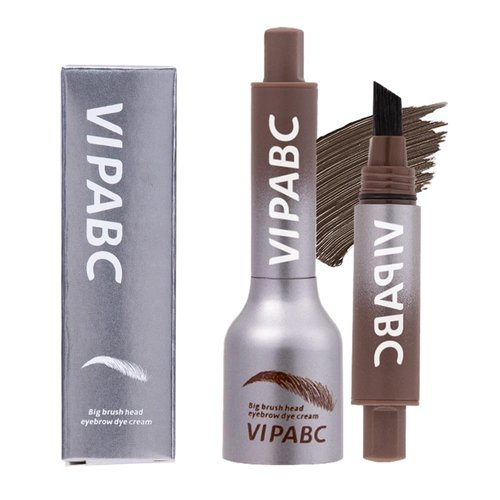 Eyebrow Tattoo Liquid Pencil, Square Angled Eyebrow Brush,easy to Color Long Lasting Smudge Proof Eyebrow Pencils, Natural Looking Brows (#1 Brown)