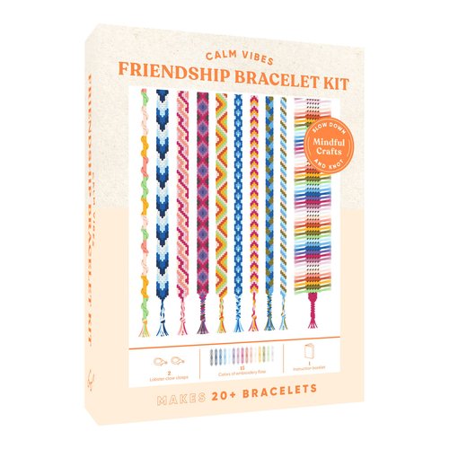 Chronicle Books Mindful Crafts: Friendship Bracelet Kit