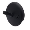 Westbrass D92-62 3-1/8" Trip Lever Bathtub and Shower Drain Kit with 2-Hole Overflow Faceplate, 1-Pack, Matte Black