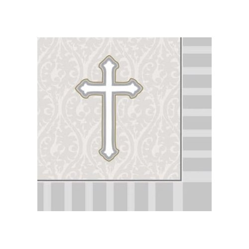 Devotion Christian Religious 3-ply Beverage Napkins 16 Per Pack