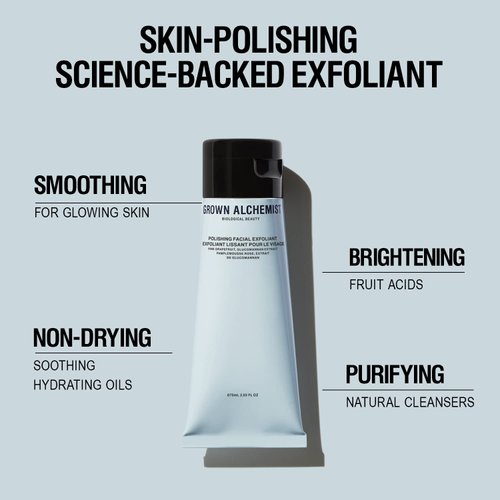 Grown Alchemist Polishing Facial Exfoliant with Pink Grapefruit and Glucomannan Extract (75ml / 2.53oz)