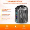 Magnetic Hair Dryer Filter Cover + Inner Filter Compatible with Dyson Supersonic HD01 HD03 HD08 HD15 Hair Dryer Replacement Parts, Hair Dryer Outer Filter Repair Accessories (Metallic Gray)
