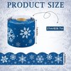 Winter Snowflake Border 68.9 Feet Bulletin Board Border Butterflies Flowers Bee Space Inspirational Cute Border for Classroom Bulletin Boards Chalkboard Wall Decor