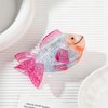 Generic Cute Fish Hair Clips,Cellulose Acetate Hair Clips,Big Claw Clips for Girl, Women, Hair Accessories (Rose red)