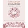 SGMSILK Mulberry Silk Scrunchies, Women Grils Silk Hair Ties for Hair Sleep, No Damage Hair Scrunchies, for Frizz & Breakage Curly Hair Elastics Ponytail Holder, 3 Pack