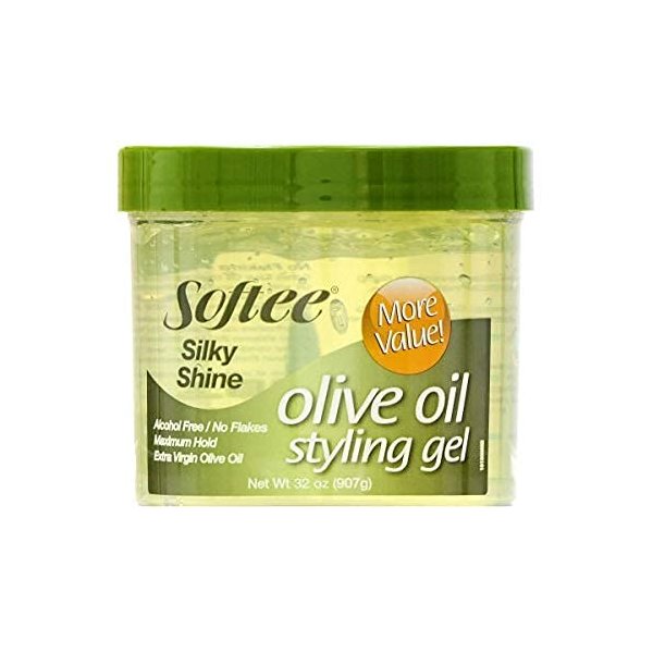 Softee Silky Shine Olive Oil Styling Gel 32 Oz