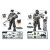 YEIBOBO ! Special Forces Mini Action Figure with Military Weapons and Accessories (Flying Tigers Team XJ-822)