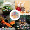 XIHIRCD 32pcs Mini Resin Axolotl Miniature Figurine, Glow in The Dark Tiny Animal Figurines Small Luminous Charm Ornament for DIY Craft Garden Landscape Dollhouse Ornament Potted Plants Decorations