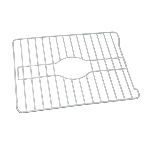 Better Houseware Sink Protector Prevents Scratches Sink Rack for Bottom of Sink White Sink Mat Sink Protectors for Kitchen Sink Metal 16 x 12.3 x 1