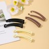 6 Pack Small Banana Hair Clips for Women Non Slip Ponytail Banana Clip for Thin Fine Hair