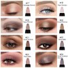 evpct 8Pcs Cream Eye Shadow Brightener Sticks Set for Eyes, Champagne Pearl Taupe Bronze Cocoa Stone Putty Smoky Amethyst Shimmer Matte Pencil Eye shadow Applicator Stick Palette Makeup Waterproof 03