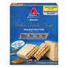 Atkins Peanut Butter Protein Wafer Crisps, Protein Dessert, 4g Net Carb, 1g Sugar, Keto Friendly, 5 Count