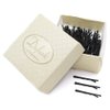 Dofash 100Pcs Bobby Pins Hair Pins Steel Hair Clips 3.5Cm/1.38" Hair Accessories For Girls (Black)