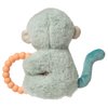 Mary Meyer Soft Baby Rattle with Teether Ring, 6-Inches, Little But Fierce Monkey