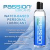 Passion Lubes Natural Water Based Lube, Couples or Personal Lubricant for Women and Men, Safe to Use with Toys, Long Lasting, Slippery, Non Sticky, and Non Staining, Unscented, 8 oz