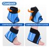 Comfpack Heel Ice Pack Wrap Plantar Fasciitis Relief, Ankle Foot Ice Pack Wrap for Swelling, Reusable Gel Cold Pack for Foot Pain Relief, Achilles Tendonitis, Ankle Sprain, Heel Pain, Foot Surgery