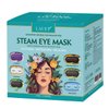 Heated Eye Steam Mask Dry Eyes Self Warm Compress for Dark Circles Puffiness Treatment Warming Eye Mask for Relaxation & Moist Heat Therapy Fatigue, Stress, and Migraine 6 Pack Aromas Home Spa