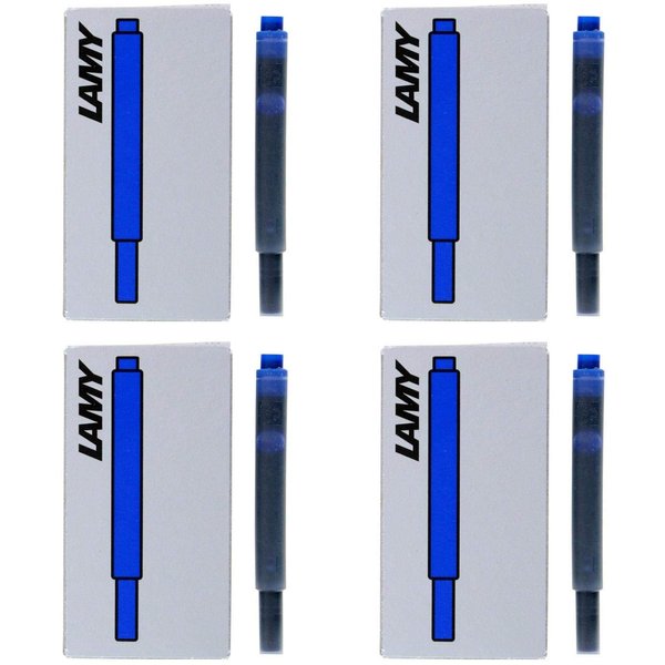 Lamy Fountain Pen Ink Cartridges, Blue Ink, Pack of 20 (LT10BLB)