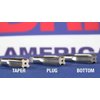 Drill America DWTT8X1.25 m8 x 1.25 High Speed Steel 4 Flute Taper Tap, (Pack of 1)