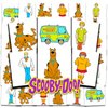 Scooby Doo Tattoos Party Favors Bundle ~ 72 Perforated Individual 2" x 2" Scooby Doo Temporary Tattoos for Kids Boys Girls (Scooby Doo Party Supplies)