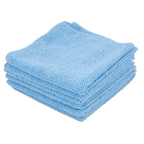Ettore 84460 MicroSwipe All-Purpose Microfiber Cleaning Cloth, Size 13" by 13", Blue (Pack of 18)