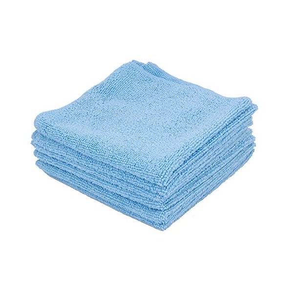 Ettore 84460 MicroSwipe All-Purpose Microfiber Cleaning Cloth, Size 13" by 13", Blue (Pack of 18)
