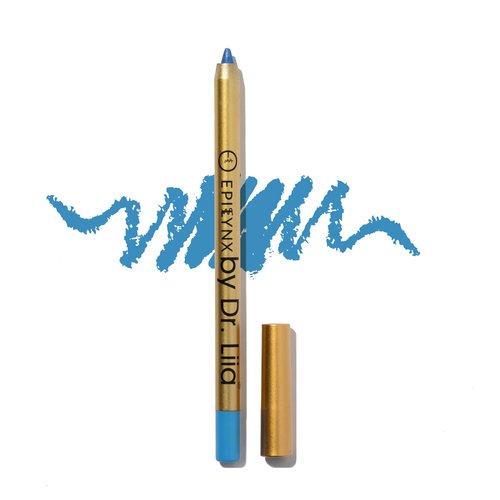 EPILYNX Long Lasting Glide-On Gel Eyeliner Pencil | Gluten-Free, Hypoallergenic, Vegan | 1.2ml | Royal Blue Shimmer by Dr. Liia