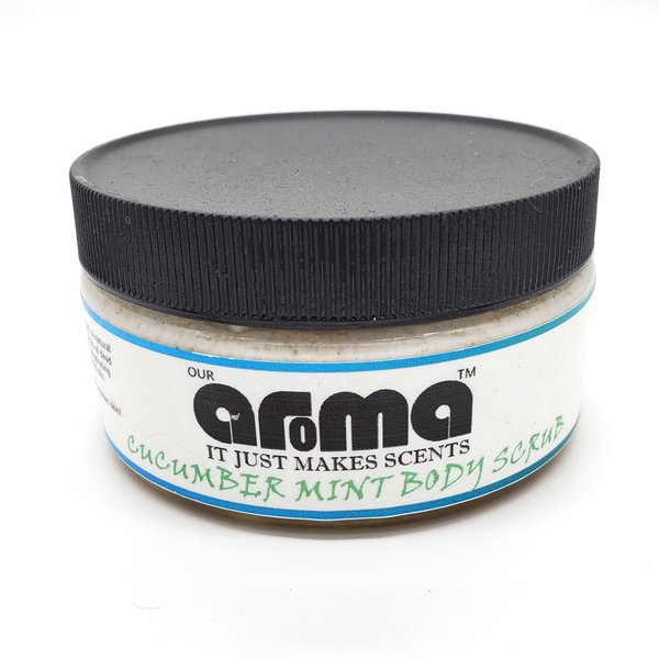 Our Aroma Cucumber Mint Body Scrub 8 Ounce