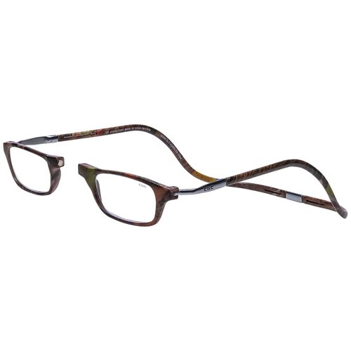 Clic Magnetic Reading Glasses, Adjustable Temple, Computer Readers, Original Expandable, (M-XL, Kings Camo, 3.00 Magnification)