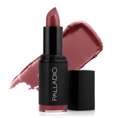 Palladio Herbal Matte Lipstick, Creamy and Full Coverage Long Lasting Matte Lipstick, Regal Café