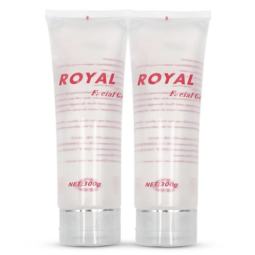 Liflad Radio Frequency Gel for RF Machine - Cooling Gel for Laser Hair Removal - Massage Therapy Cream for Women& Men - Royal Facial Gel Clear (Pack of 2)