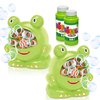 ArtCreativity Frog Bubble Machine for Kids (Pack of 2) Includes 2 Bubble Blowing Machine and 2 Bottles of Solution, Summer Outdoor Toys, Party Favor Activity - Best Gift for Boys, Girls, and Toddlers
