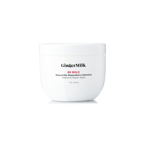 Intensive Repair Hair Mask for Dry - Damaged Hair due to Coloring, Hair Conditioner, Deep Conditioning | 16oz | Be Bold by GINGER MILK