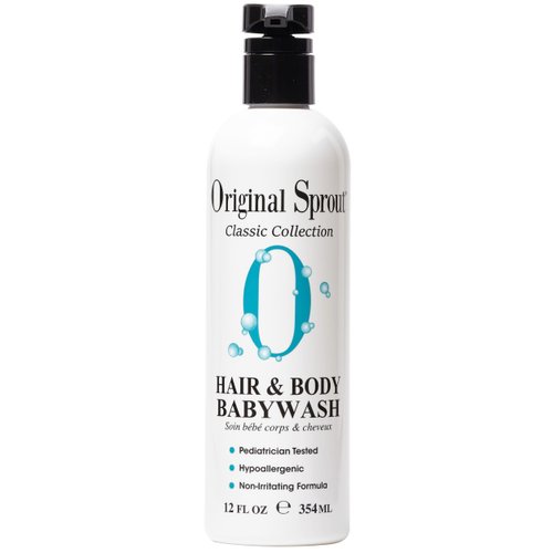 Original Sprout Hair and Body Baby Wash. Organic Vegan Baby Shampoo and Body Wash for Sensitive Skin. 12 ounce (Packaging May Vary)