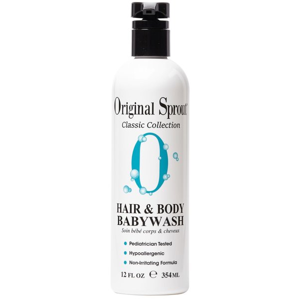 Original Sprout Hair and Body Baby Wash. Organic Vegan Baby Shampoo and Body Wash for Sensitive Skin. 12 ounce (Packaging May Vary)