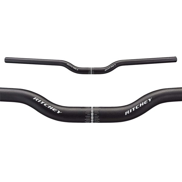 Ritchey Comp SC Rizer Mountain Handlebar - Riser Handlebar, Aluminum, For Mountain, Adventure, and Gravel Bikes, 25.4mm Bar Clamp Diameter, 670mm