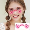 Konsait 20 Sheets Face Tattoos Temporary Tattoos for Women Kids Tattoos Temporary for Girls Cute Temporary Tattoos Butterfly Strawberry Fake Freckle Tattoo Rave Accessories Body Makeup Tattoo