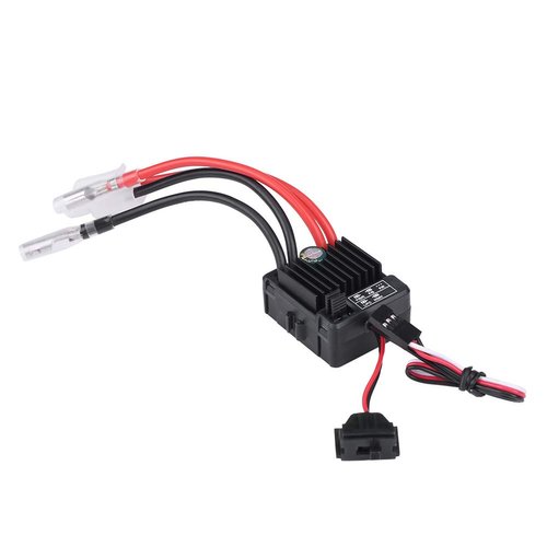 Ichiias 60A ESC Brushed, RC Car ESC Brushed Durable Brushed ESC, Dustproof 1060 60A for RC Car Monster