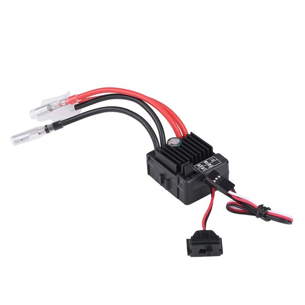 Ichiias 60A ESC Brushed, RC Car ESC Brushed Durable Brushed ESC, Dustproof 1060 60A for RC Car Monster