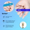 Karroy Nail File and Buffer for Natural Nails Dual Sided 2 Steps Shorten and Shape Nail Tools 20pcs 240/320 Grit