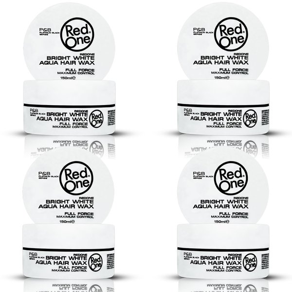 Red One Bright White Aqua Hair Wax 150ml