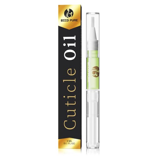 Nail Art Cuticle Protector Pen - Nail Tool for Nail Art and Nail Growth - Manicure & Pedicure Treatment for Brittle, Breaking Nails (Green Pear & Citrus - 1 Pack)