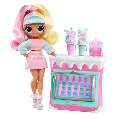 LOL Surprise OMG Sweet Nails – Candylicious Sprinkles Shop with 15 Surprises, Including Real Nail Polish, Press On Nails, Sticker Sheets, Glitter, 1 Fashion Doll & more! – Great Gift for Kids Ages 4+