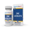 Superior Source Zinc Lozenjets, Zinc (5 mg), Vitamin C (15 mg), Quick Dissolve MicroLingual Tablets, 60 Ct, Supports Immune, Skin and Antioxidant Health. Non-GMO