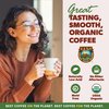 Java Planet Low Acid Coffee, Organic Colombian Single Origin: Whole Bean Medium Dark Roast - Smooth Full Flavored Coffee Bean, 1LB Bag