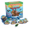 Mystery Island Pirates - Tile Game, by Outset Media, A Wild & Wacky Race for Treasure, Build Your Own Game, Two Games in One Box, Perfect for Family Game Night & Children, for 2-6 Players, Ages 5+