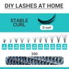 Lash Clusters DIY EyeLash Extension 320PCS, 0.07 D Curl 8-18MIX 20D Curl Wispy Fluffy Cluster Lashes Extension, Individual DIY Single Lashes Cluster Extensions for Eyelash Extensions Beginners